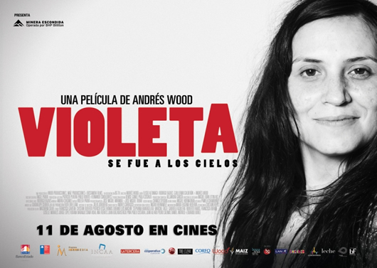 Cartel de Violeta se fue a los Cielos