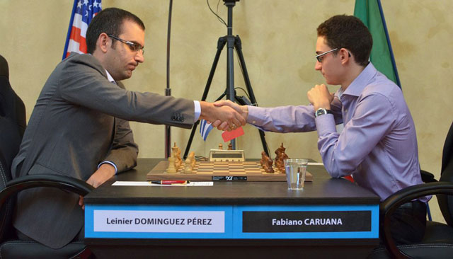 leinier vs caruana