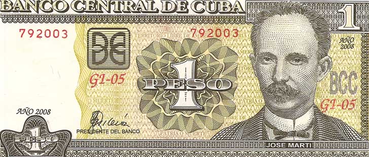 Moneda de un peso cubano