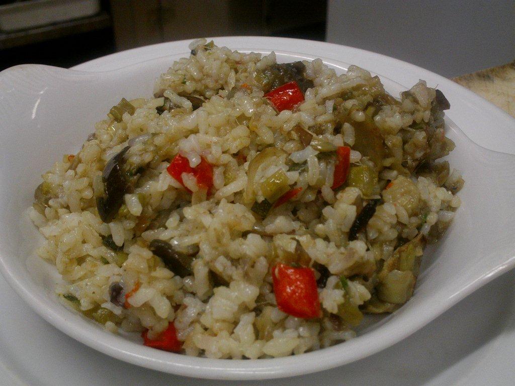 Arroz con vegetales 