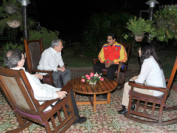 Encuentro en Cuba de Nicolás Maduro Con Raúl Castro