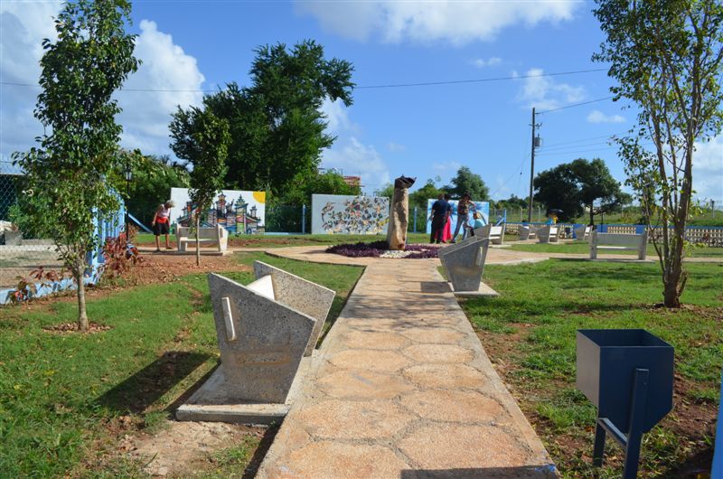 Parque del proyecto de Kcho en Romerillo 