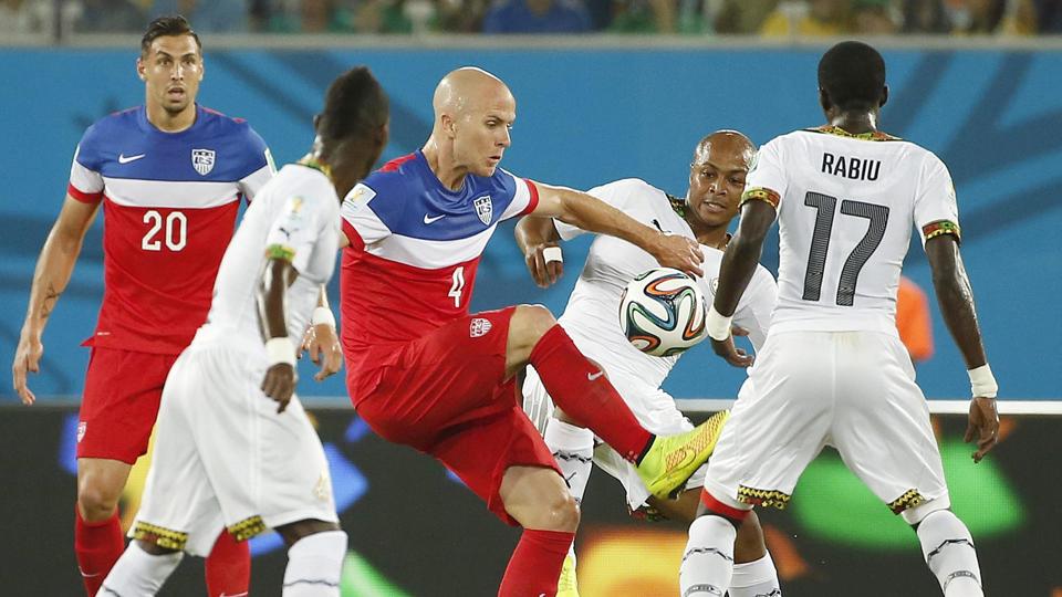 Bradley durante el USA - GHANa