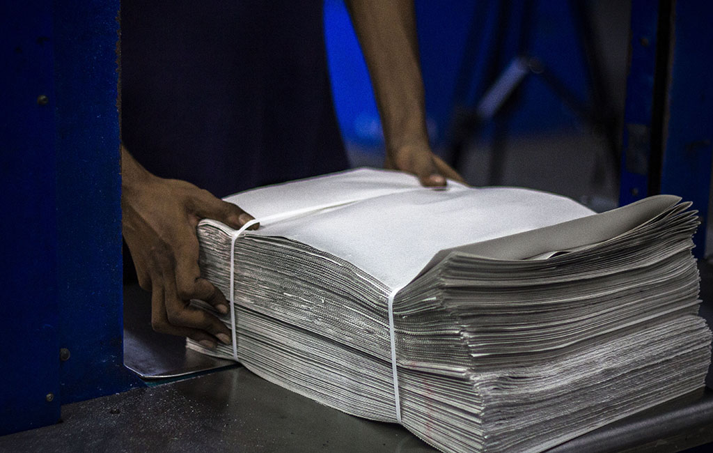 Proceso de producción en el poligráfico 12