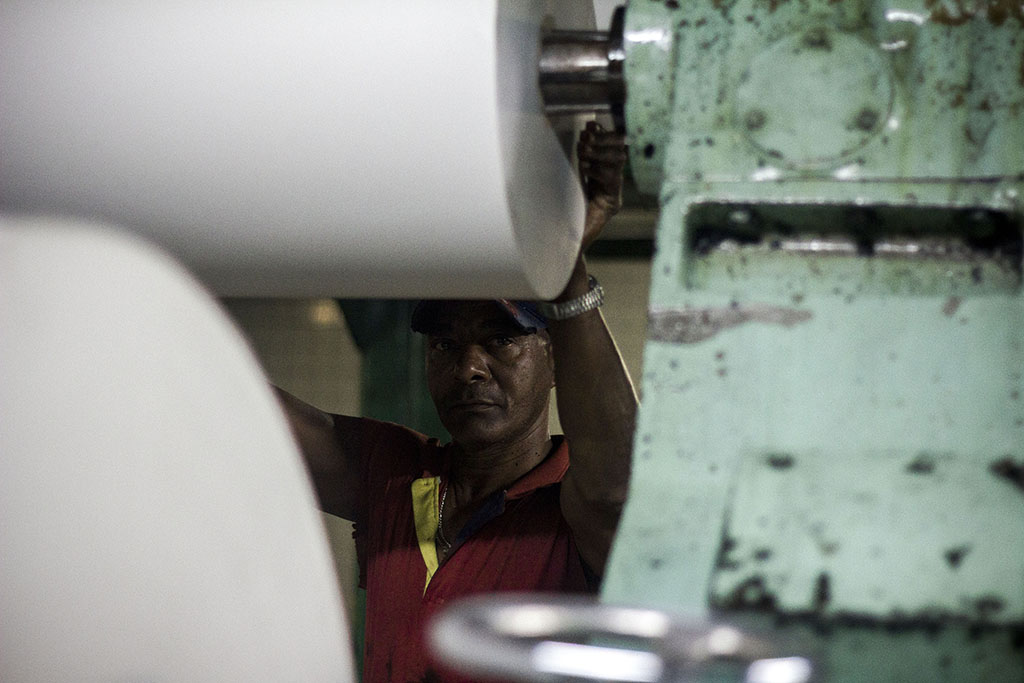 Proceso de producción en el Poligráfico 04