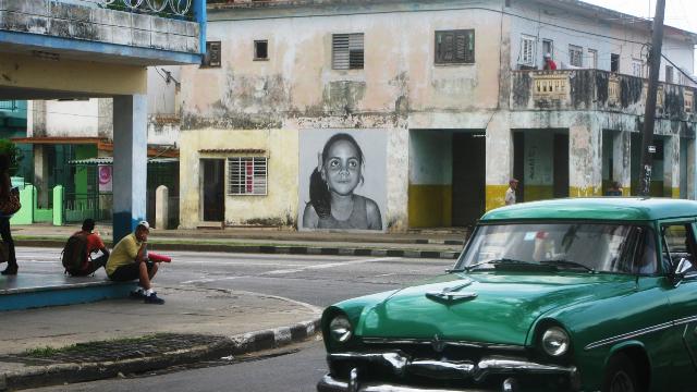 Rostros de niños-Mural1