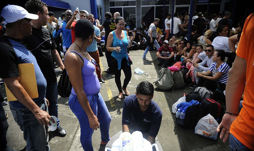 Cubanos varados en Costa Rica