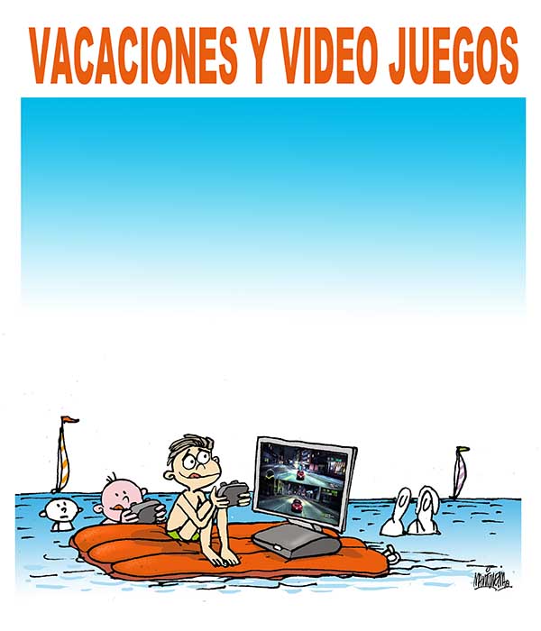 Vacaciones y video juegos