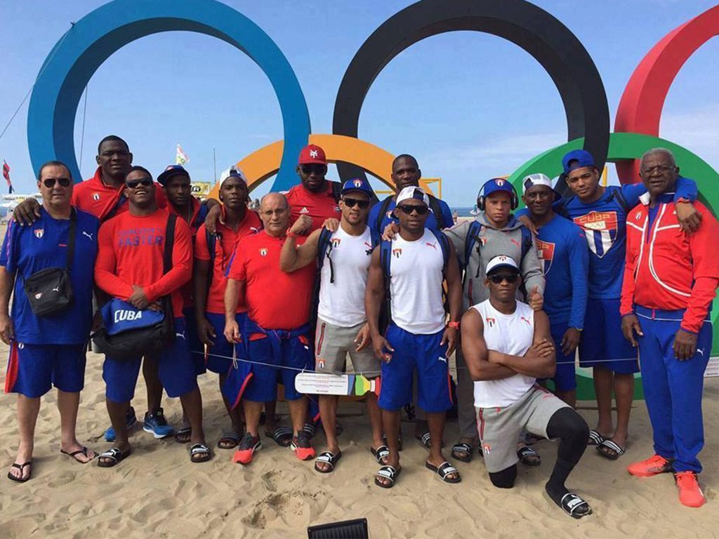 Atletas en Rio. 