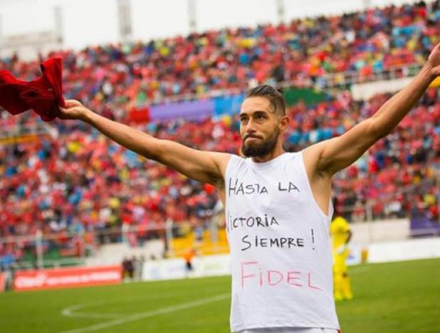 Juan Cominges-un gol para Fidel