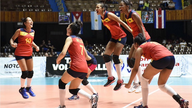 Copa Panamericana de voleibol femenino -Cuba vs Colombia