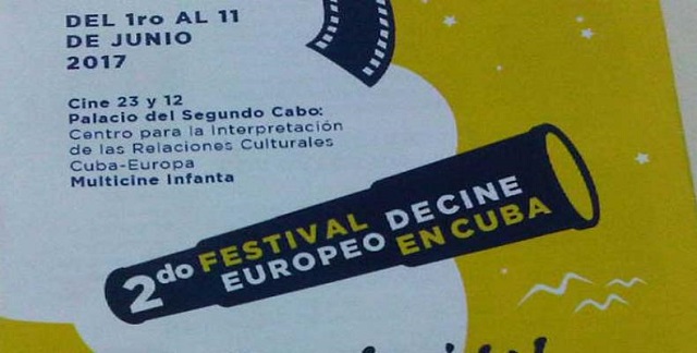 Cartel-segunda edición del Festival de Cine Europeo