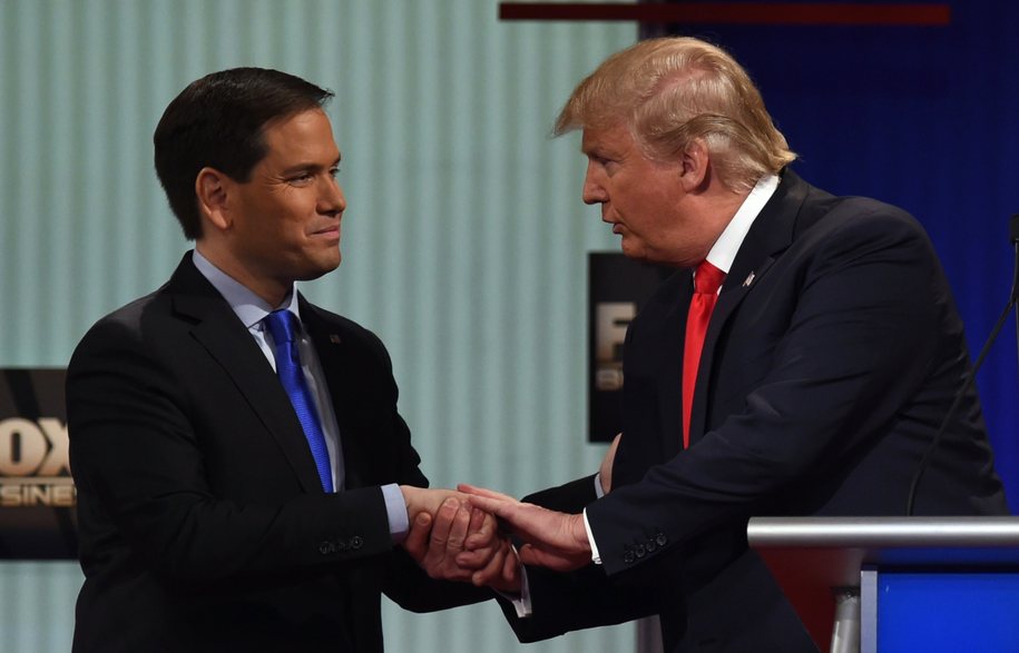 Donald Trump y Marco Rubio