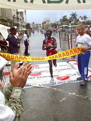 Maribel Durruty Medina, maratonista