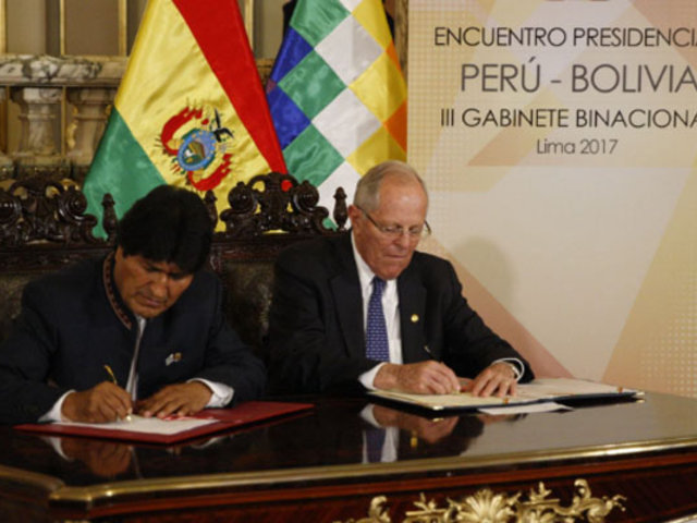 Evo Morales-Pedro Pablo Kuczynski-Gabinete Binacional