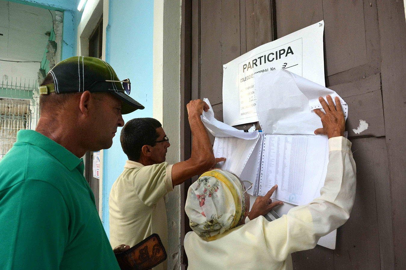 Elecciones candidatos municipales, día de la votació