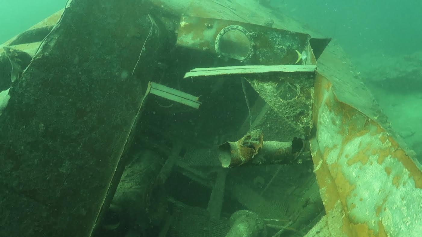 Efectos de Irma bajo el mar