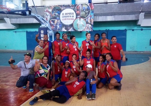 Equipo de baloncesto de Sancti Spríritus-Ganador de la LSB- 2018