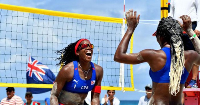 Voleibol de playa femenino- Leila y Maylén-NORCECA 2018