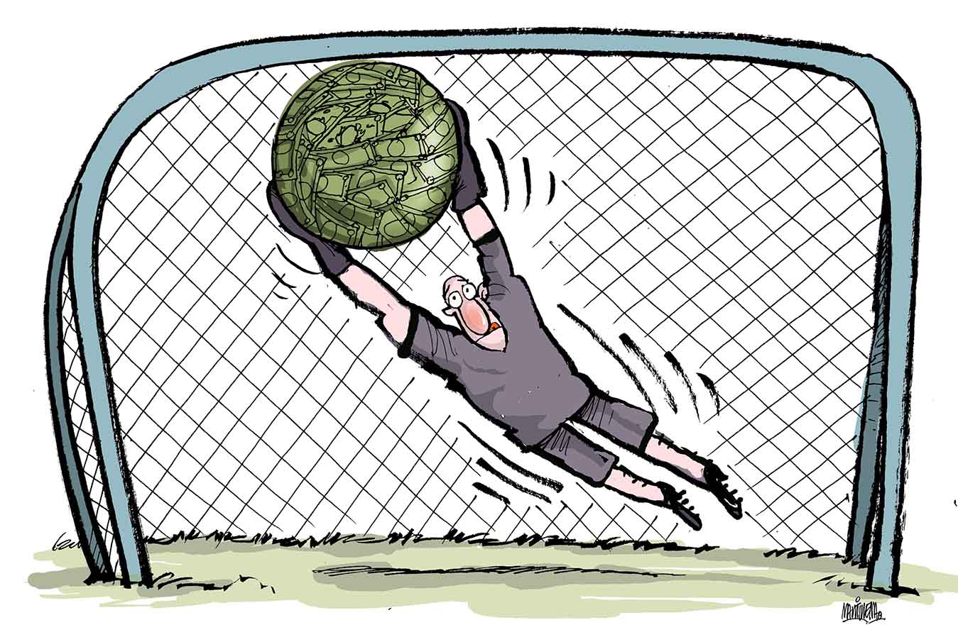 Fútbol Caricatura