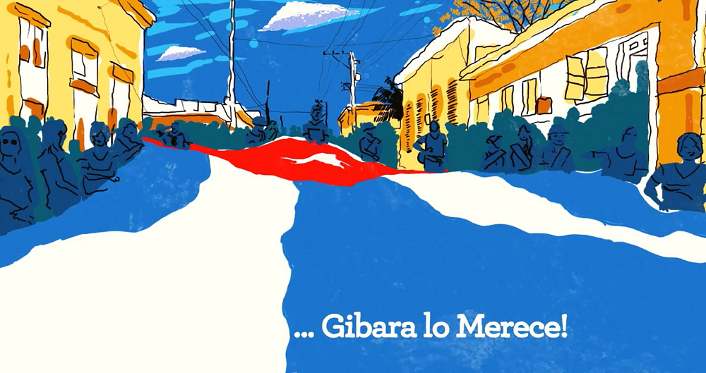 cartel de cine de gibara