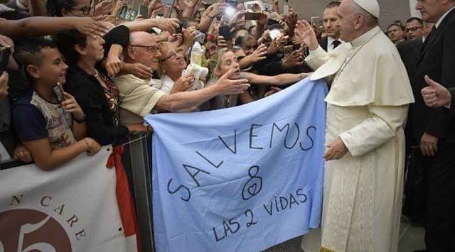 Manifestación-No al aborto-Argentina