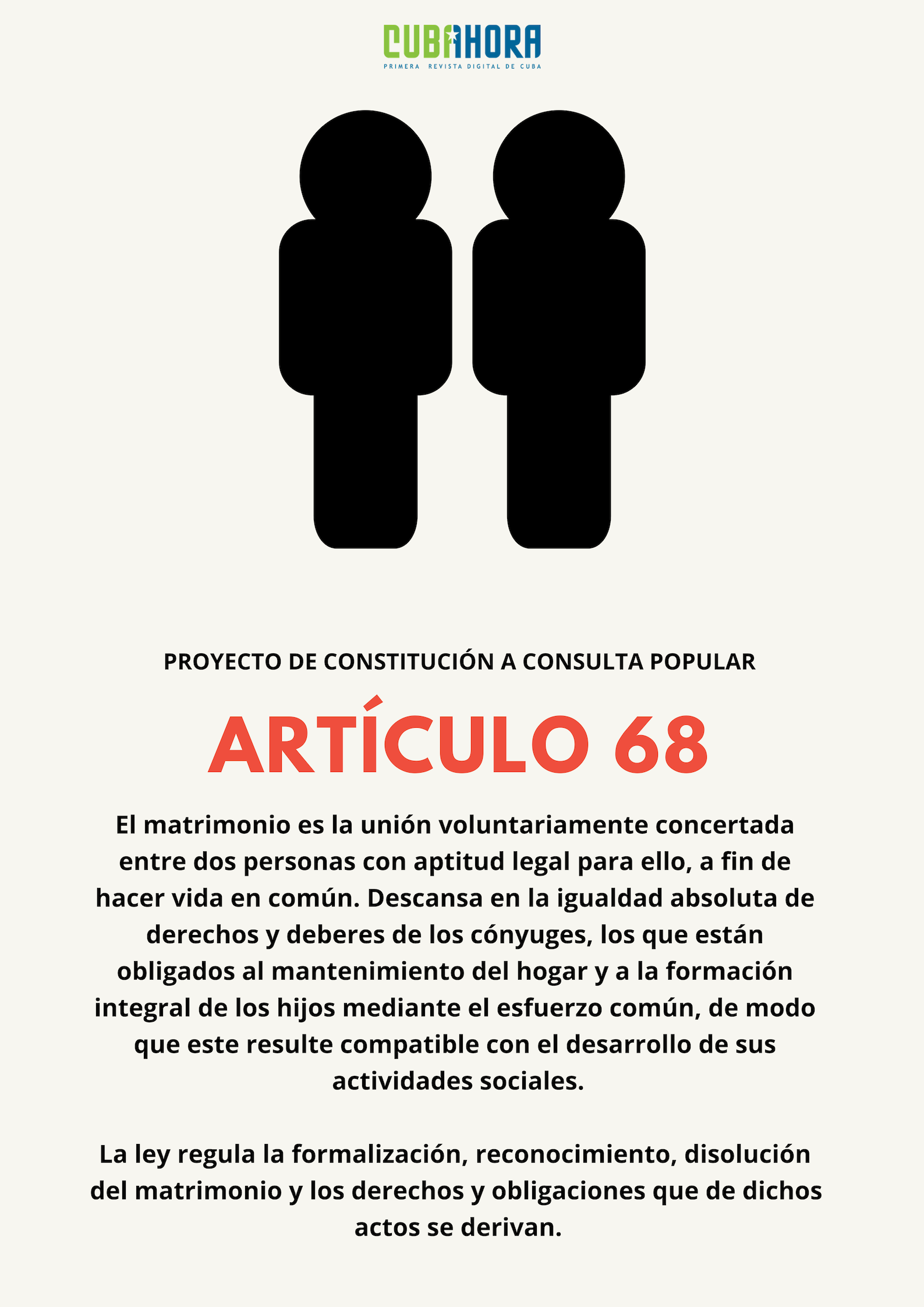 Artículo 68 Proyecto de Constitución