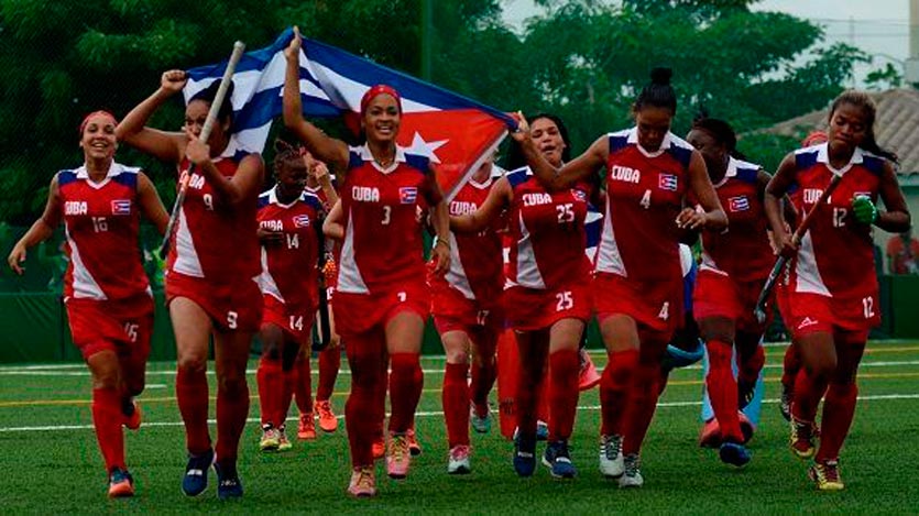 Equipo cubano de Hockey femenino