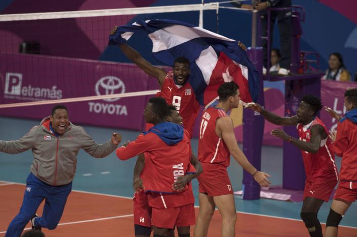 Equipo de Voleibol mascullino-Juegos Panamericanos-Lima2019