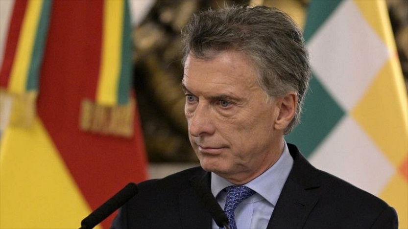 Presidente argentino Mauricio Macri