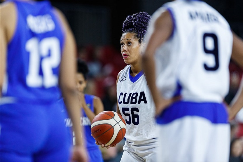 Baloncestistas cubanas-torneo clasificatorio