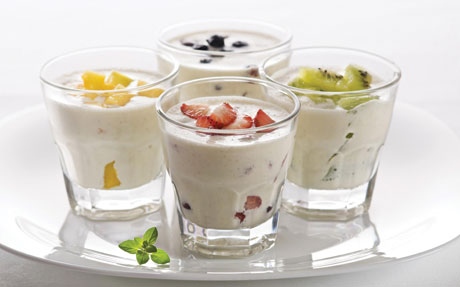 Batido de frutas-Yogur descremado