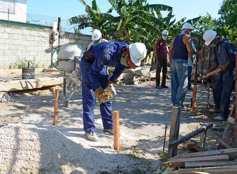 Construcción  viviendas Cuba