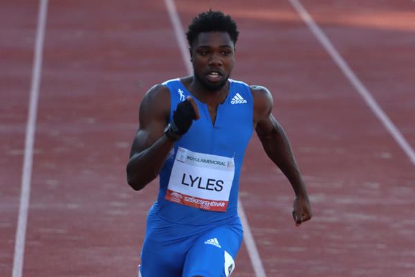 Noah Lyles-Continental Tour Gold da-Hungría