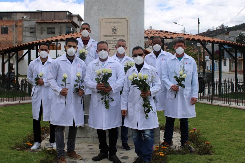 Brigada cubana-Huaraz-Perú