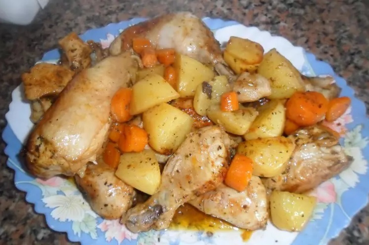 Pollo a la cazuela