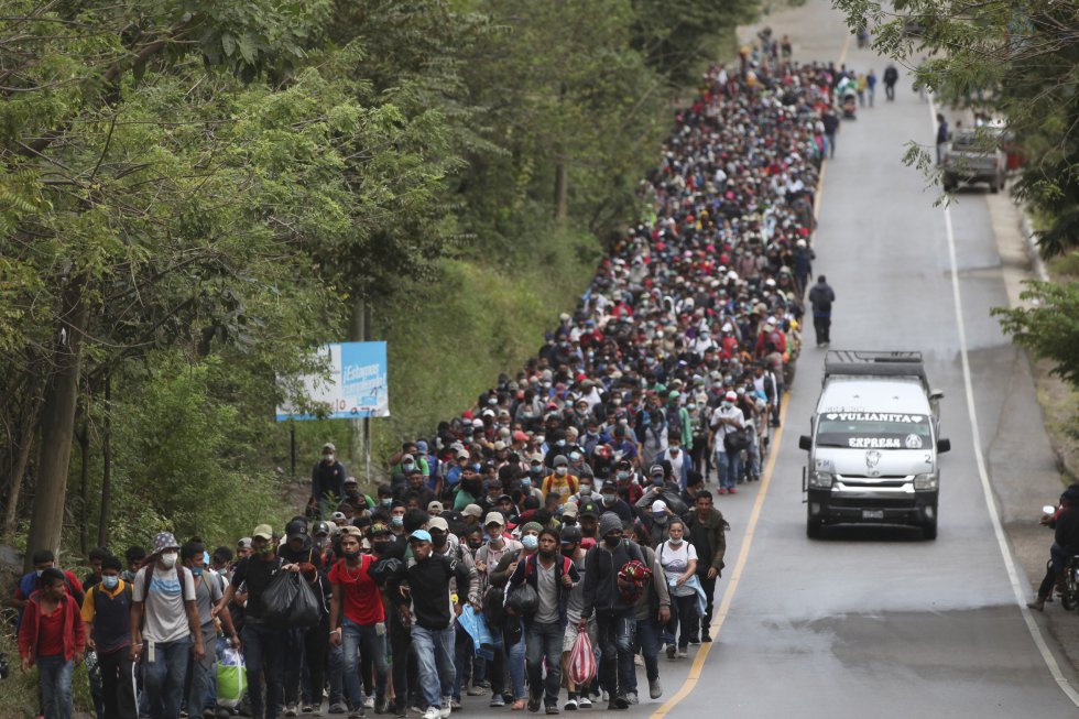 Caravana de migrantes hacia EE.UU