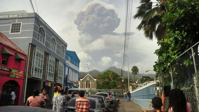 Volcán La Soufriere