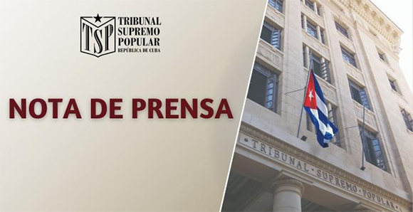 Tribunal Supremo - Nota de prensa