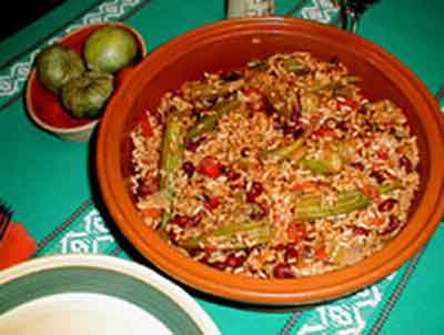 Arroz con quimbombó