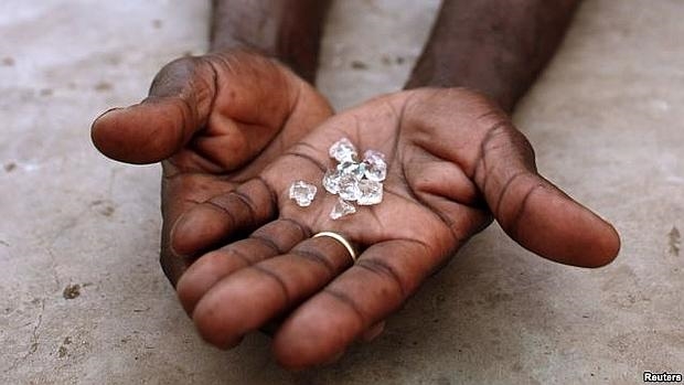 Diamanrtes en Africa