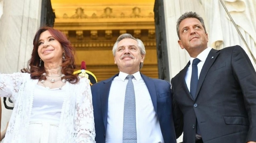 Cristina Fernández-Alberto Fernández-Sergio Massa