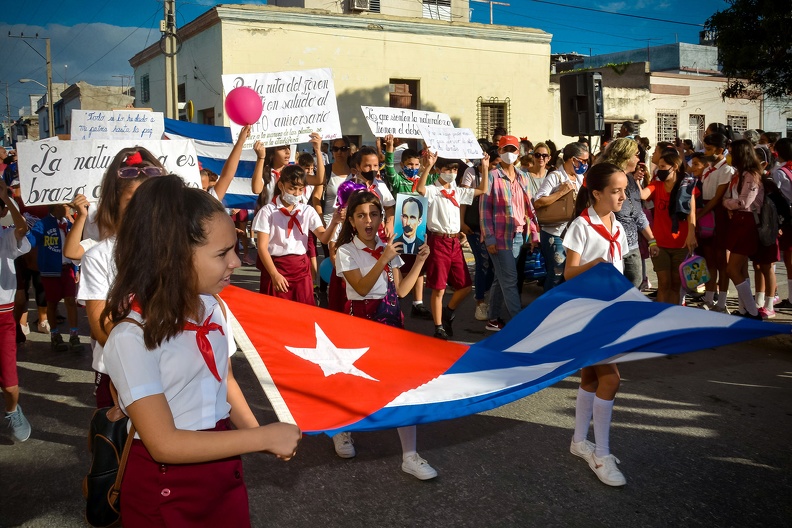 Desfile 28 de enero de 2023 en hoenaje a Martí