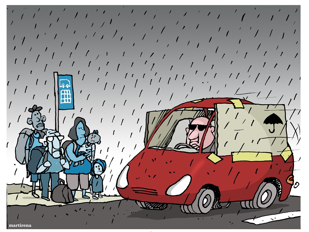 Transporte botella