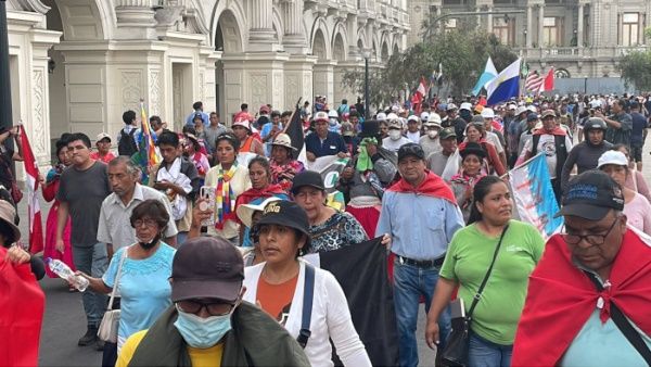 Manifestaciones en Perú