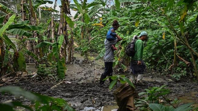 Migrantes en Darién-AFP