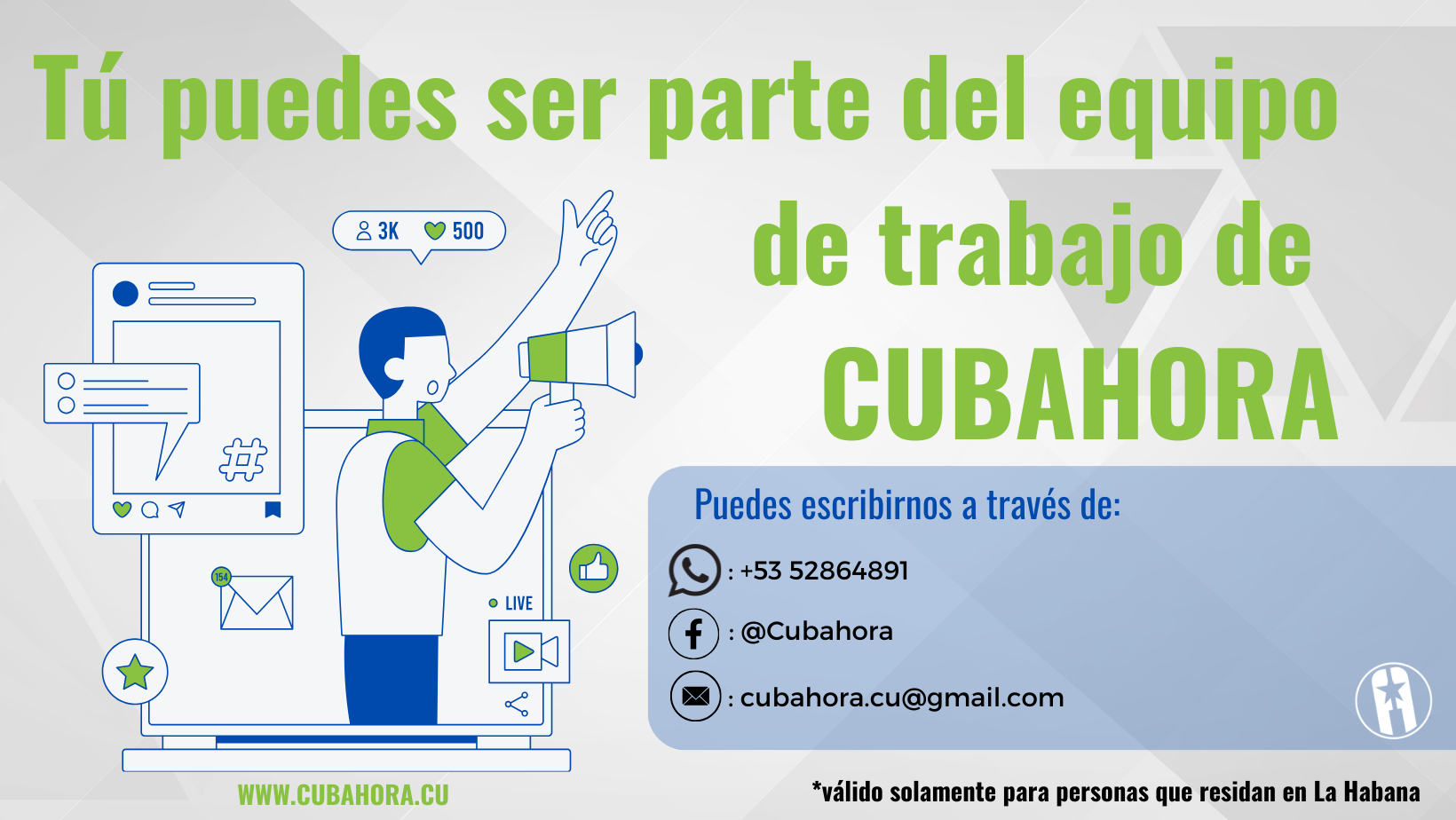 Propuesta de empleo Cubahora_octubre 2023