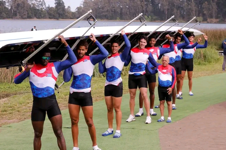 Equipo de remo, tercer lugar, Panamericanos, 2023