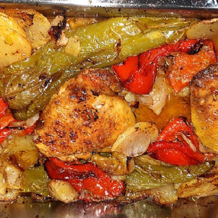 Pollo al horno