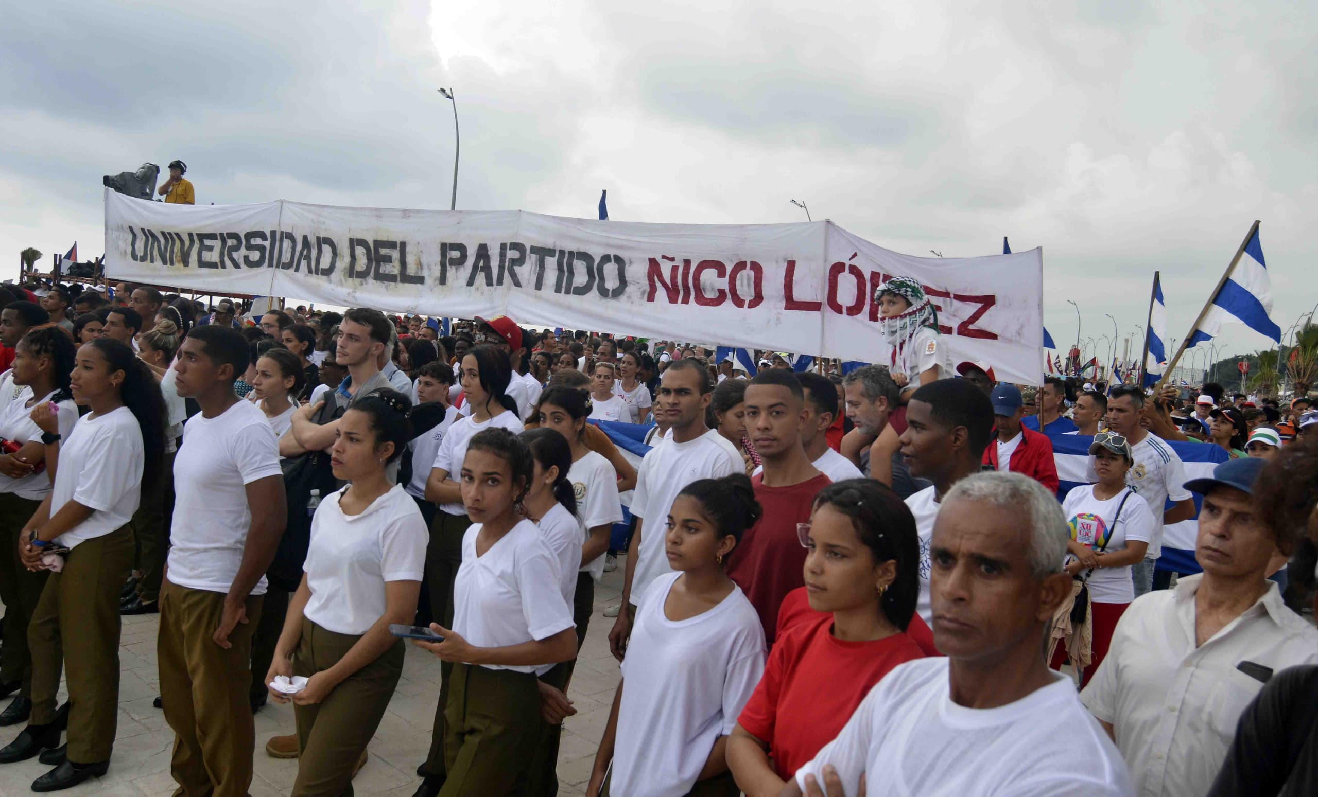 La Habana marcha en solidaridad con Palestina. 